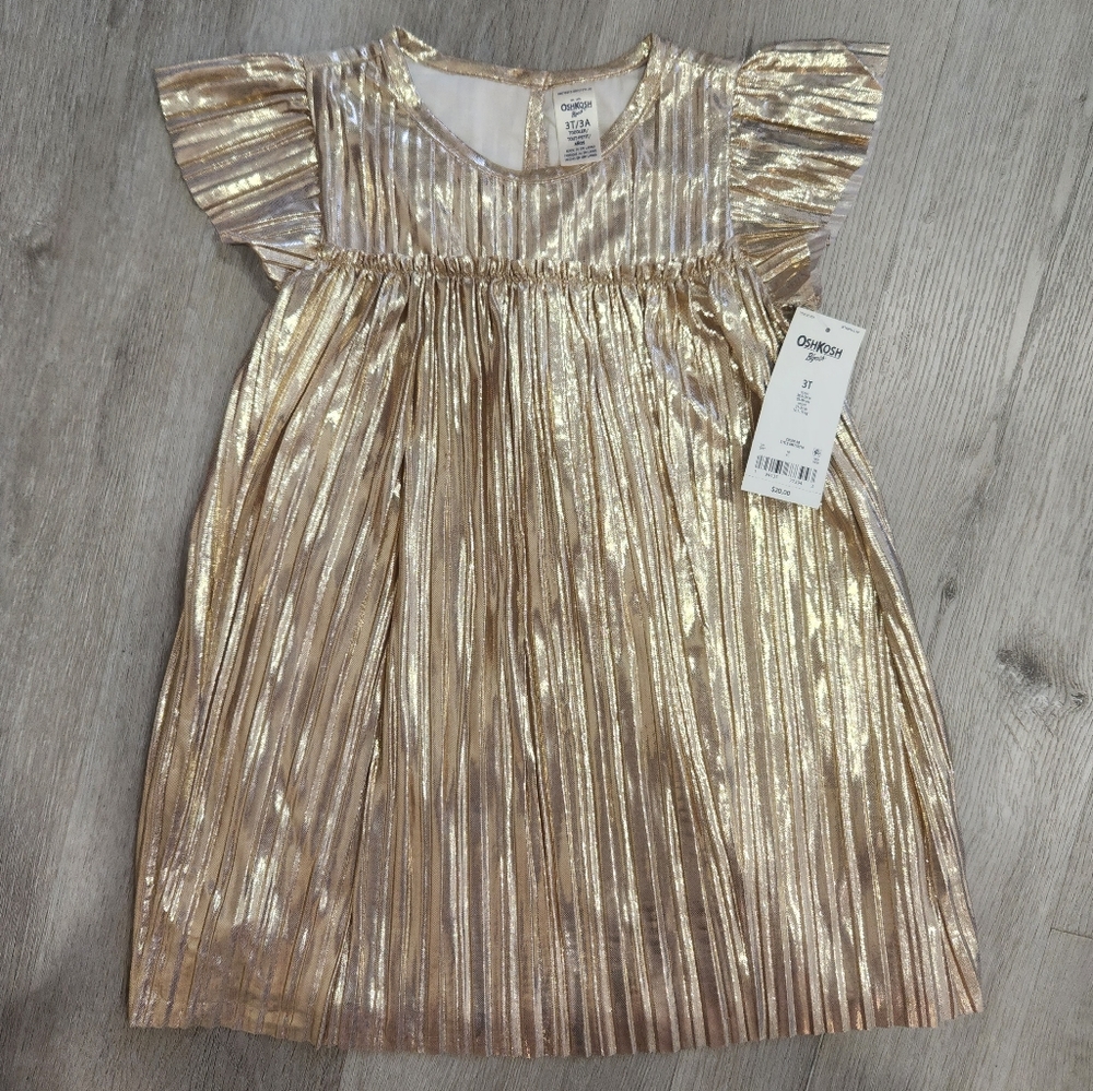Girls Gold Dress